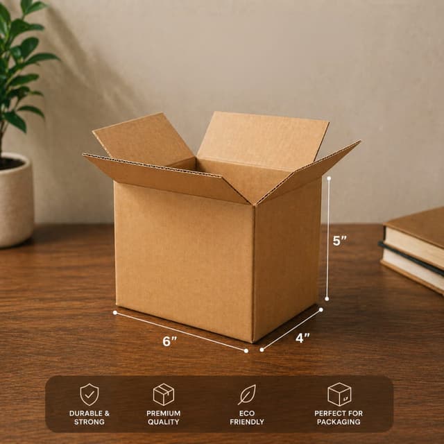 6"×4"×5" Carton Box – China Hard Board 3 Ply Packaging Box (6/4/5)