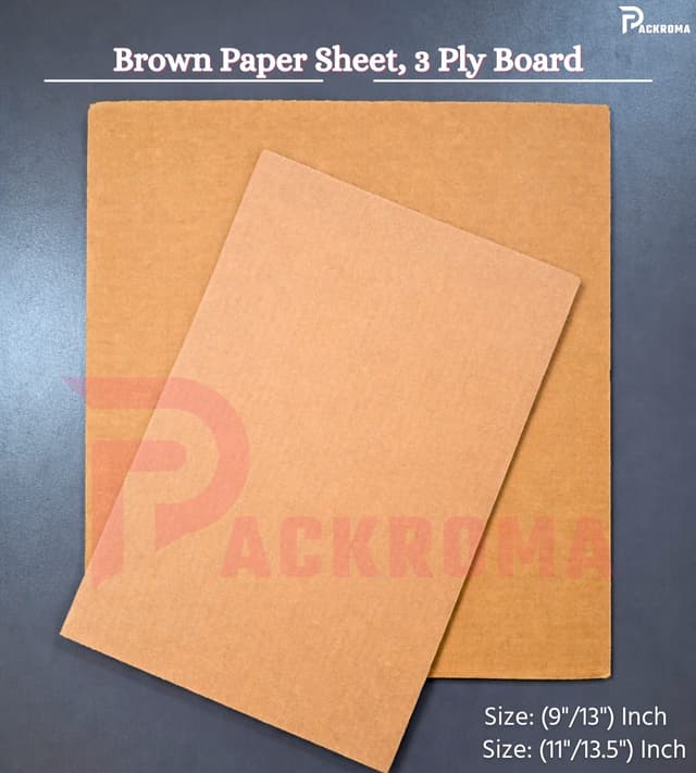 Brown Paper Sheet – 3 Ply Board Packaging Sheet
