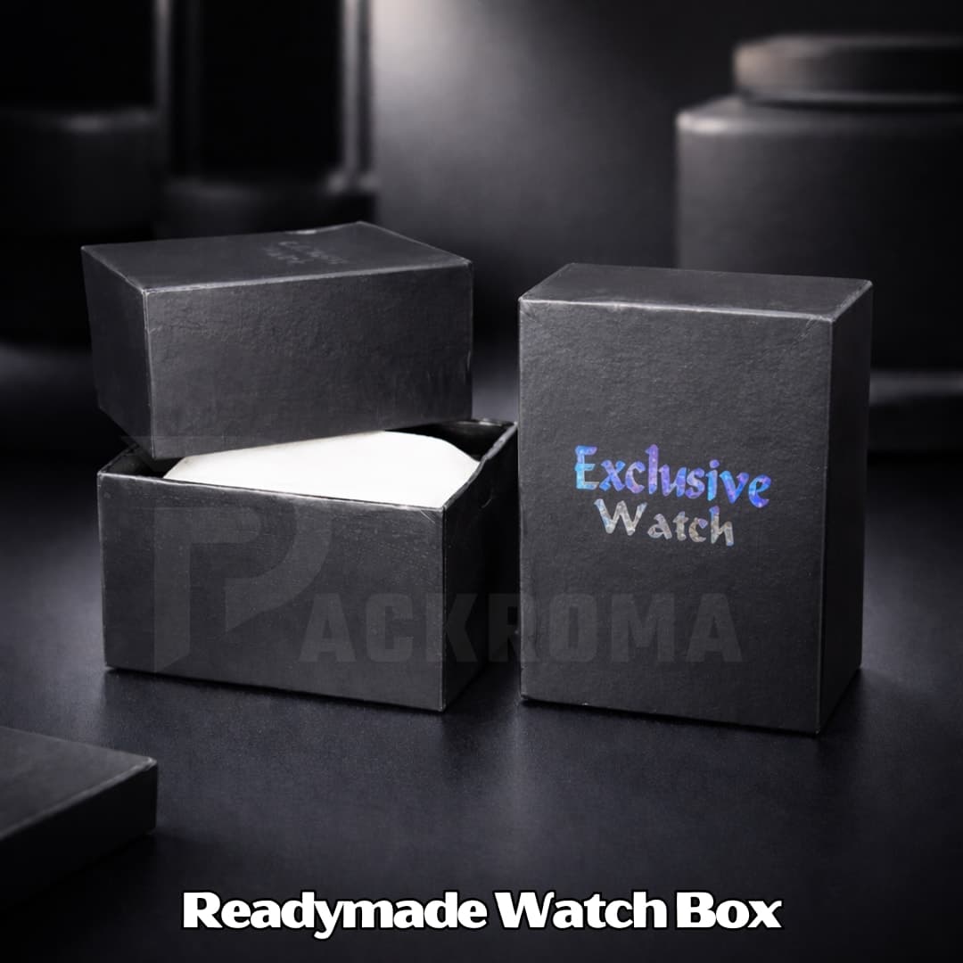 4"×3"×2.5" Watch Box with Foam – Readymade Hard Board Packaging Box