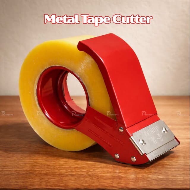 Metal Tape Cutter (3 Inch) – Heavy Duty Packing Tape Dispenser