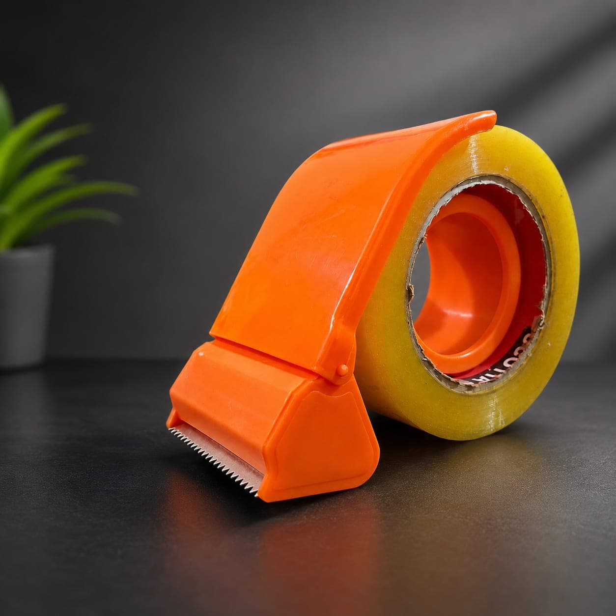 2.5 Inch Plastic Tape Cutter | Packing Tape Dispenser thumbnail 2