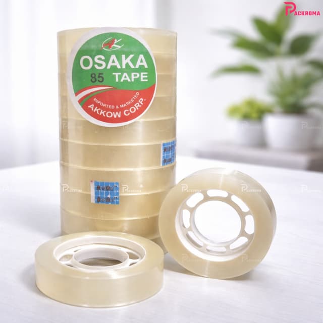 OSAKA 0.5 Inch 50 Meter Transparent Tape | 50 Meter Office & Packaging Tape