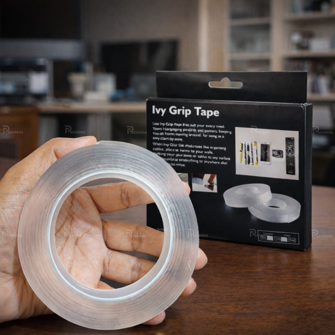 Transparent Double Sided Tape 3 Meter | Heavy Duty Nano Grip Tape thumbnail 2