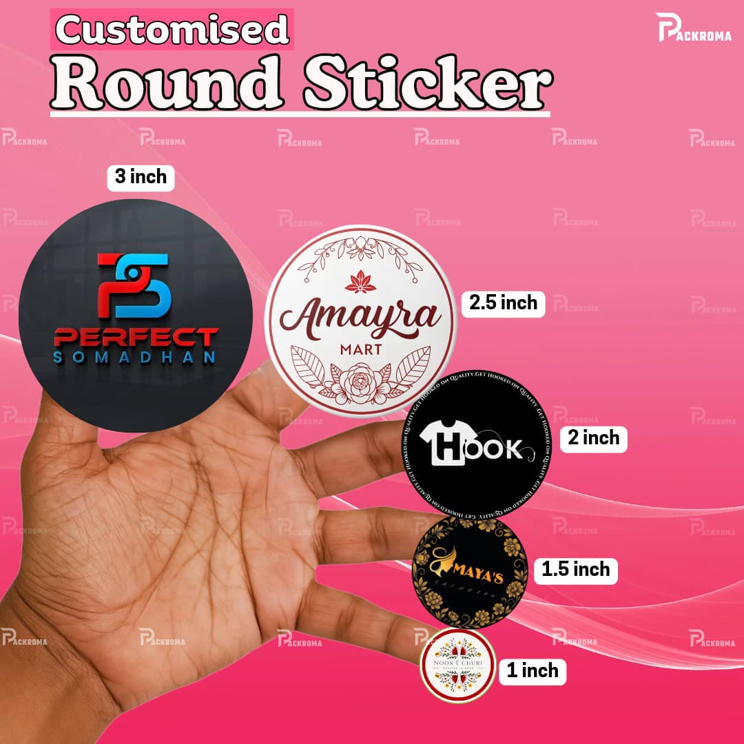Customised Round Sticker Printing