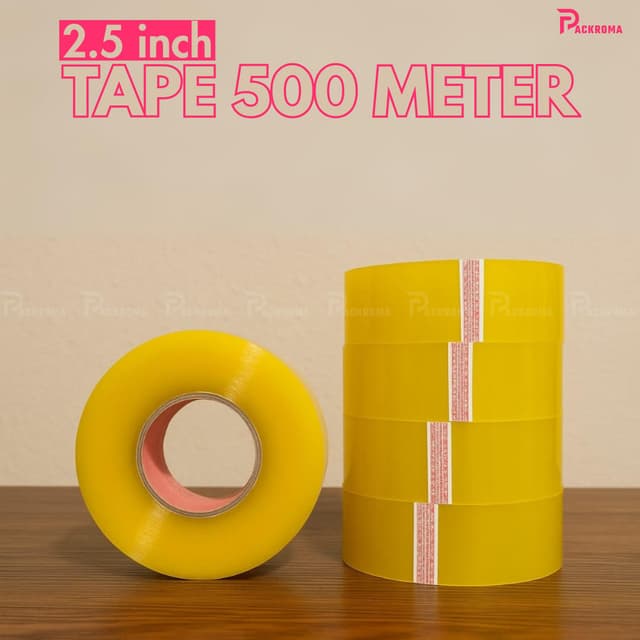 2.5 Inch 500 Meter Packaging Tape | Heavy Duty Carton Sealing Tape
