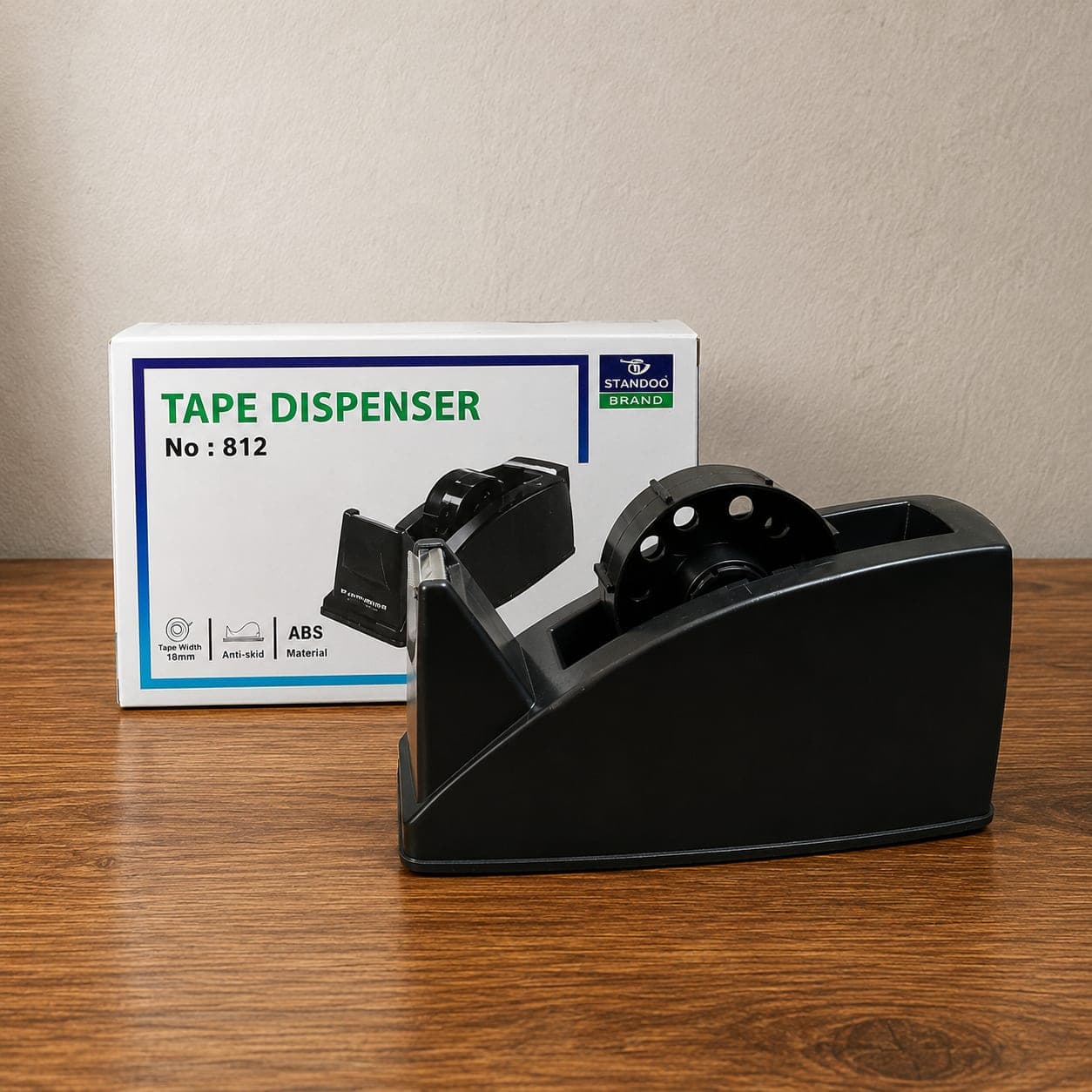 1 Inch Tape Dispenser Plastic Body | S Alam Tape Cutter for Office & Packaging Use