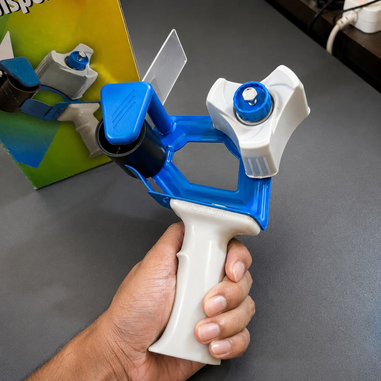 2 Inch Tape Dispenser | Metal & Plastic Packing Tape Cutter thumbnail 2