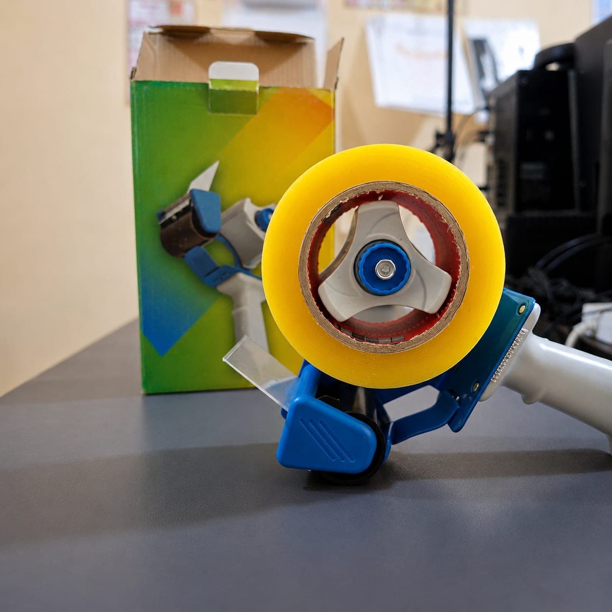 2 Inch Tape Dispenser | Metal & Plastic Packing Tape Cutter thumbnail 3