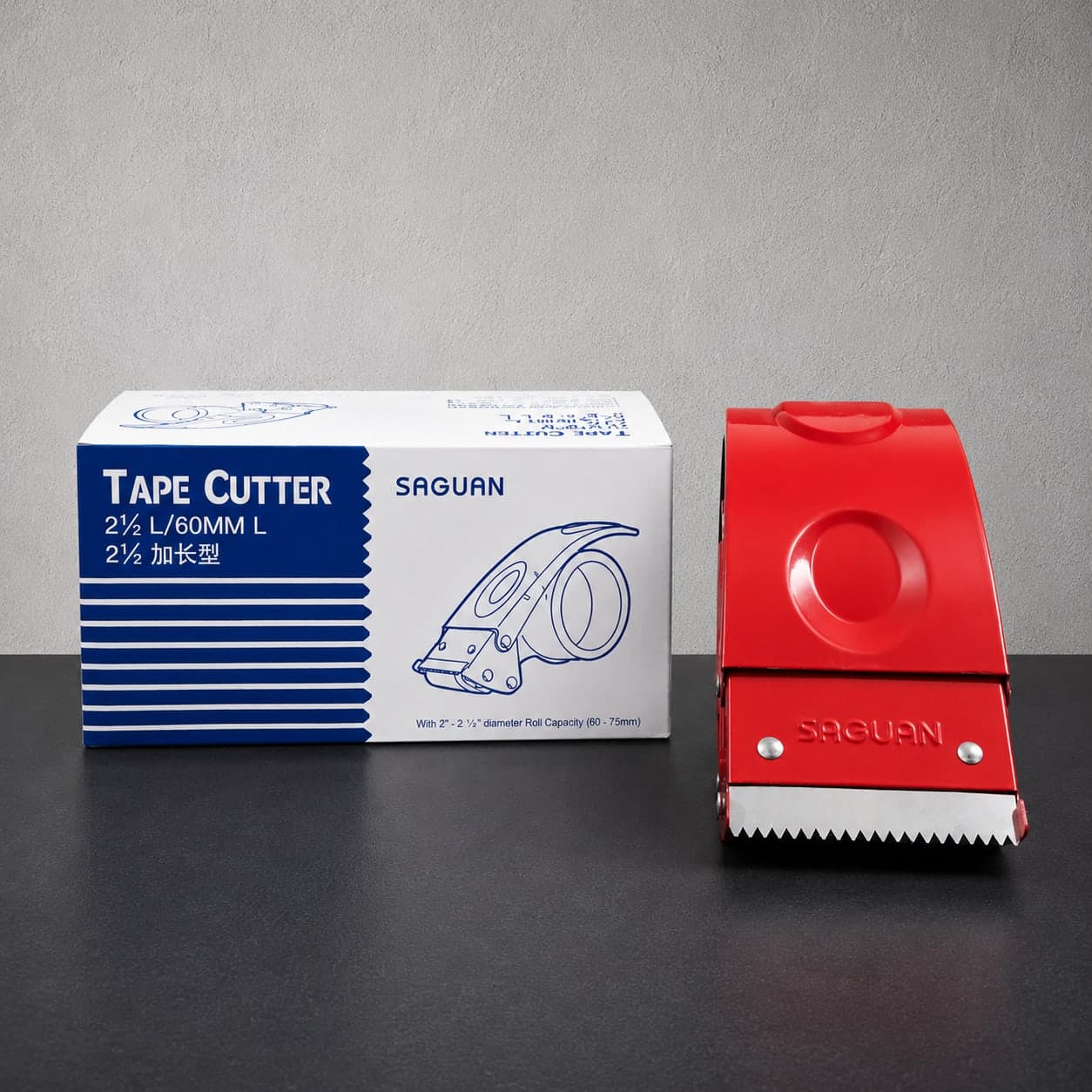 Metal Tape Cutter (2.5  Inch) – Heavy Duty Packing Tape Dispenser thumbnail 4