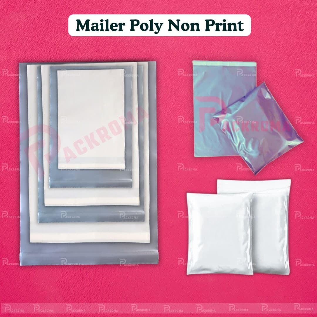 Mailer Poly Non Print Bag 12mm | Premium Courier & eCommerce Parcel Packaging Poly Bag in Bangladesh