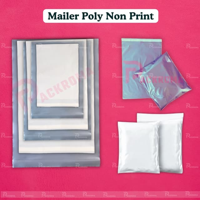 Mailer Poly Non Print Bag 12mm | Premium Courier & eCommerce Parcel Packaging Poly Bag in Bangladesh