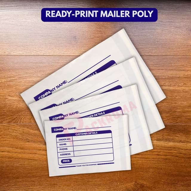 Ready Print Mailer Poly Bag – 12mm Courier Packaging Poly