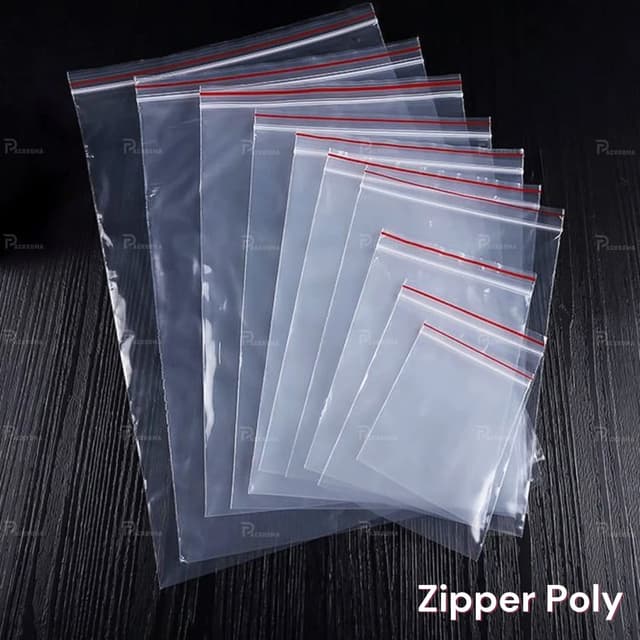 Transparent Zipper Poly Bag | Transparent Zip Lock Plastic Packaging Bag