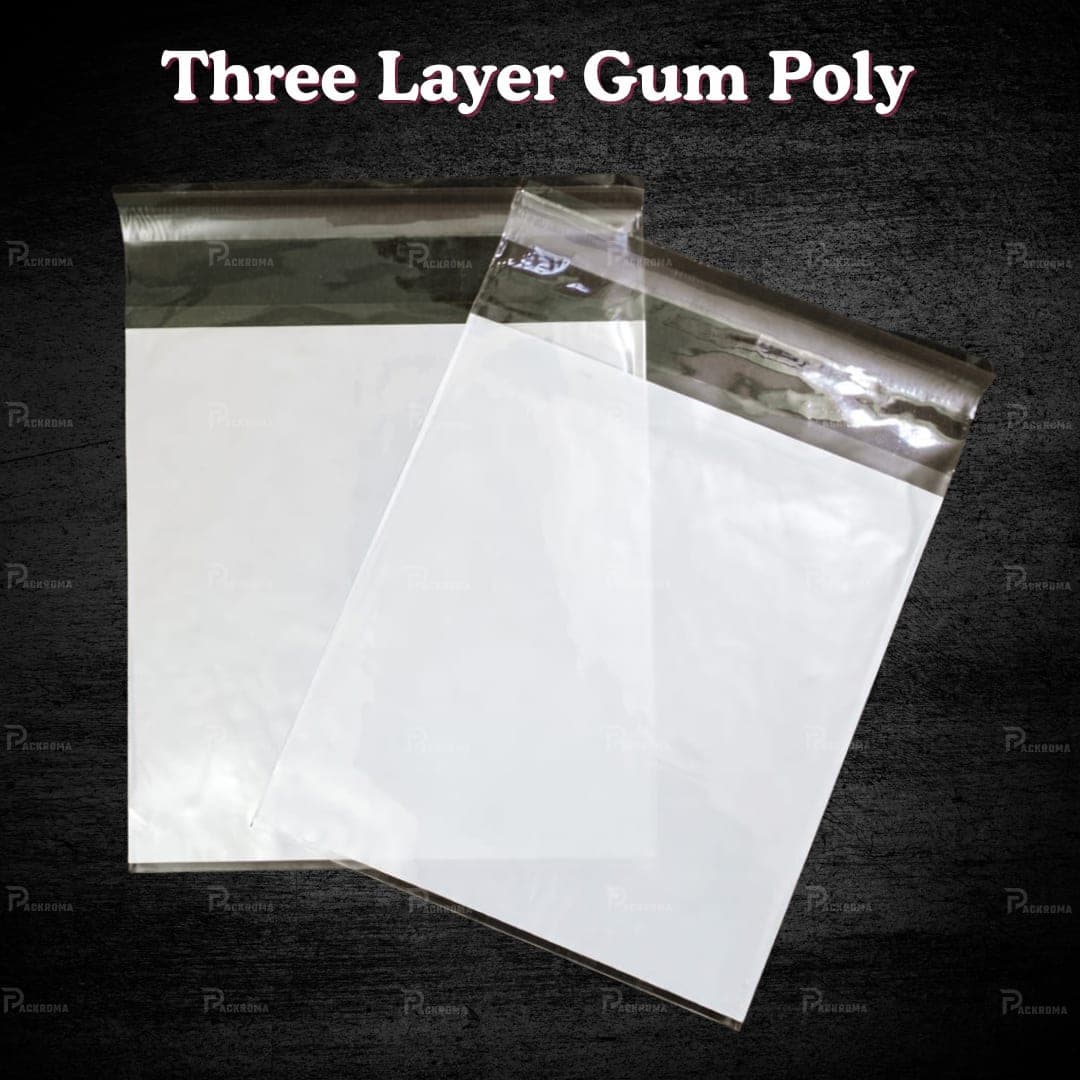 Three Layer Gum Poly | Strong Self Adhesive Courier Packaging Poly Bag