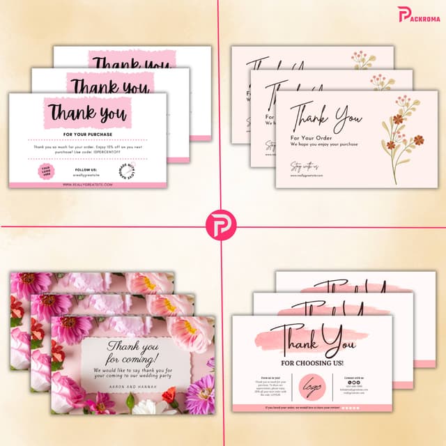 Customized Thank You Card