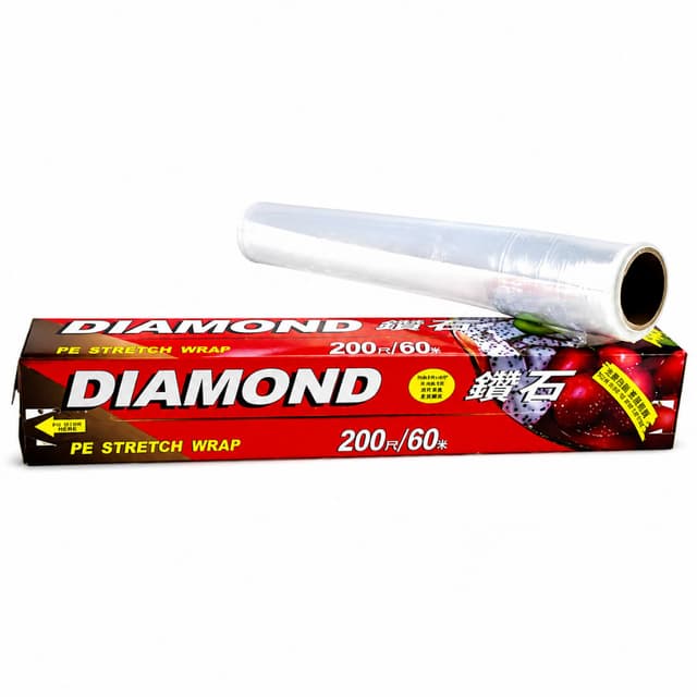 Diamond PE Stretch Wrap Film 200m x 60cm | Heavy Duty Pallet Wrapping Film in Bangladesh