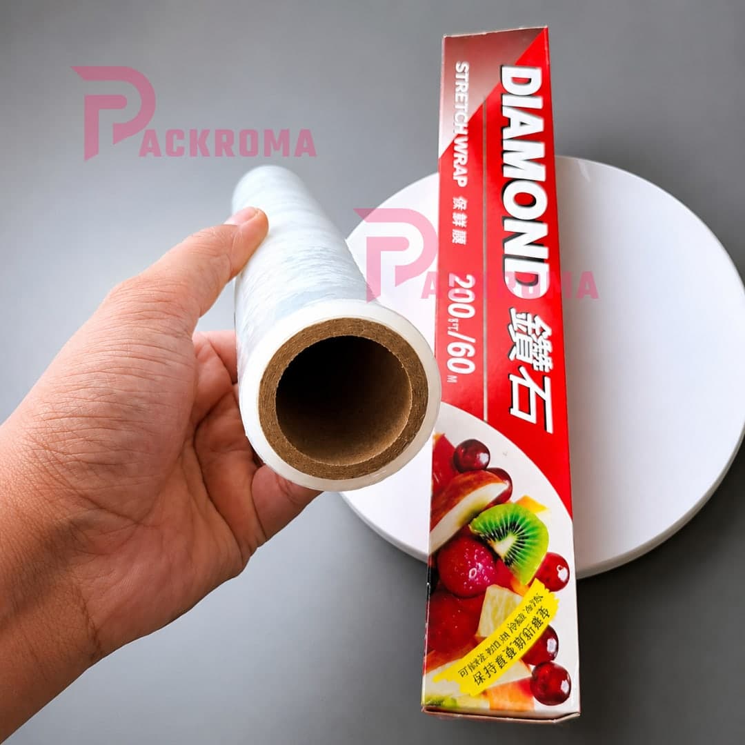 Diamond PE Stretch Wrap Film 200m x 60cm | Heavy Duty Pallet Wrapping Film in Bangladesh thumbnail 2