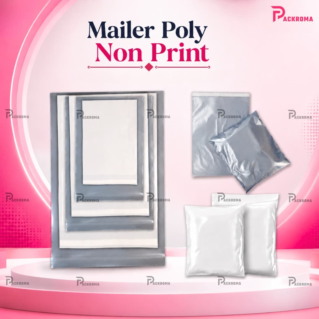 Mailer Poly Non Print Bag 12mm | Premium Courier & eCommerce Parcel Packaging Poly Bag in Bangladesh thumbnail 2