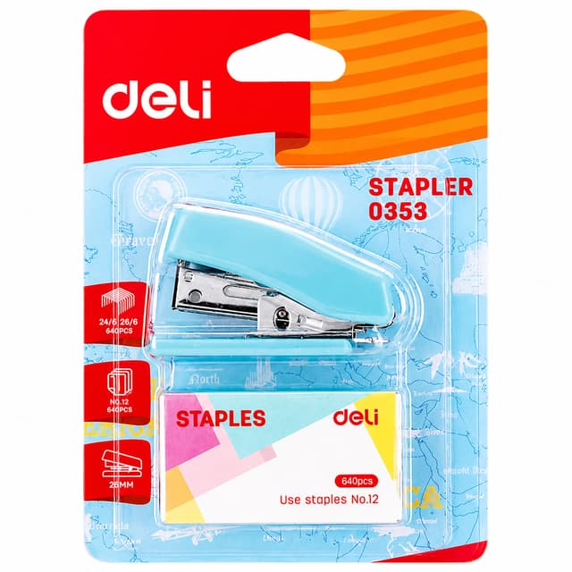 Deli Mini Stapler 0353 with Free No.12 Pin Price in Bangladesh