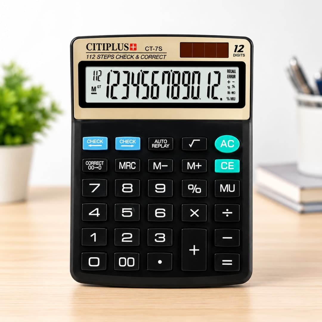 CITIPLUS CT-7S 12 Digit Calculator