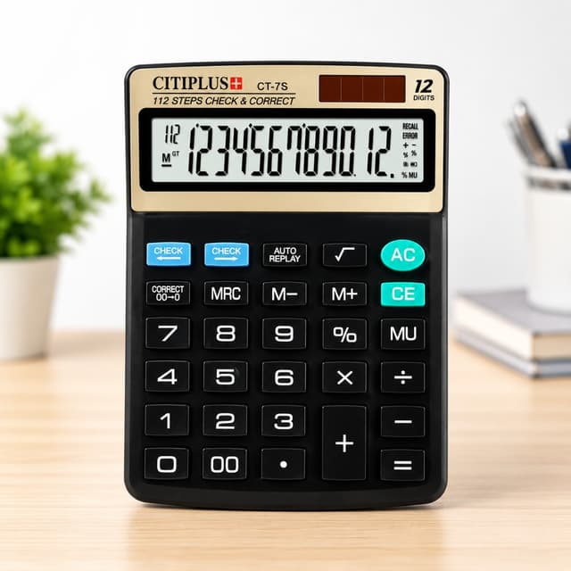 CITIPLUS CT-7S 12 Digit Calculator