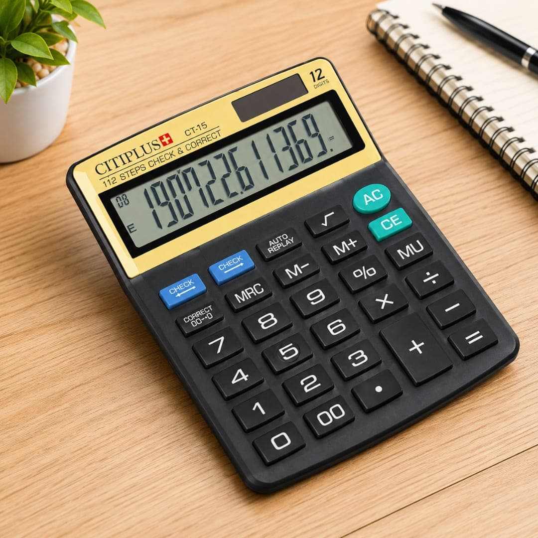CITIPLUS CT-7S 12 Digit Calculator thumbnail 2