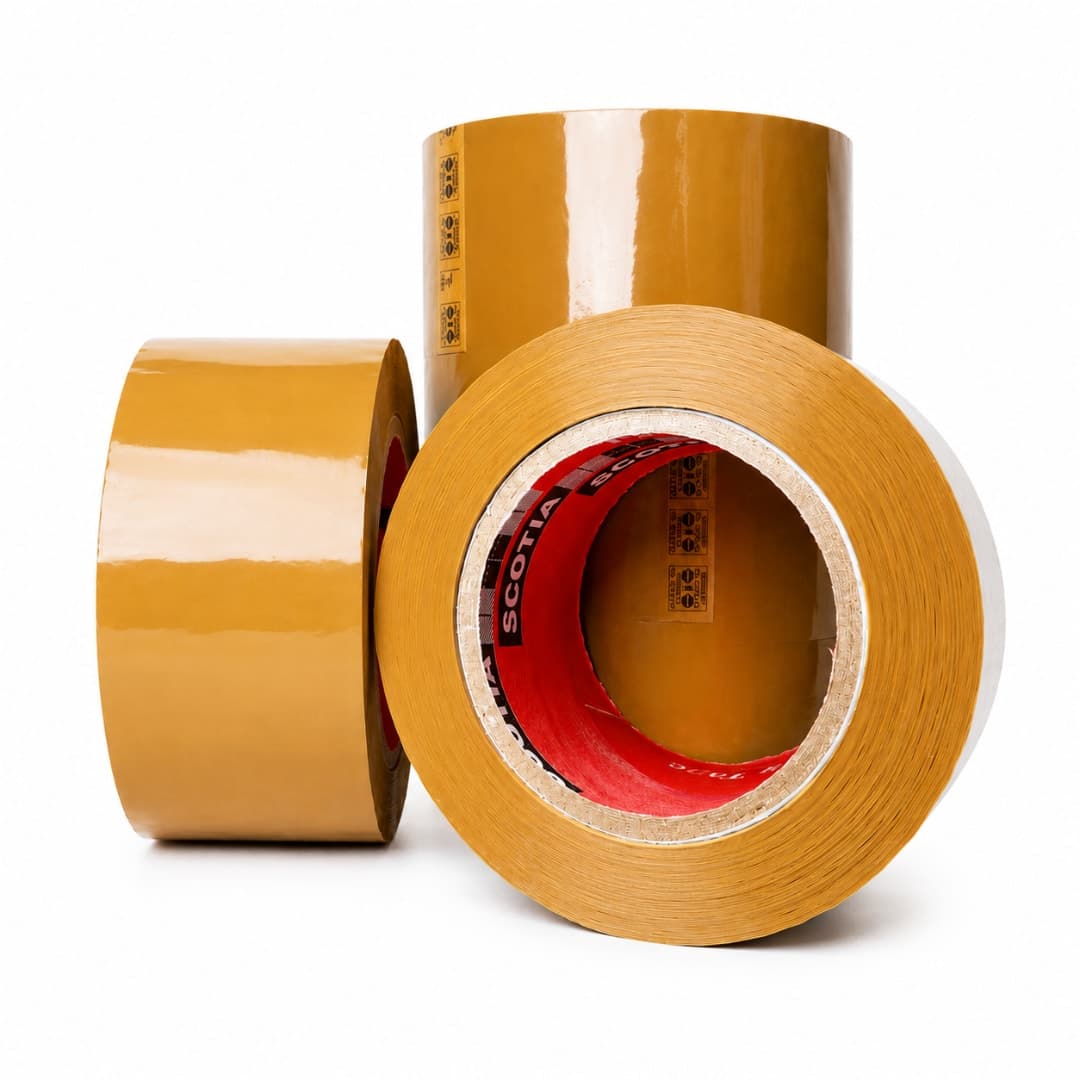 2.5 Inch×300 Meter Brown Packing Tape | Heavy Duty BOPP Carton Sealing Tape