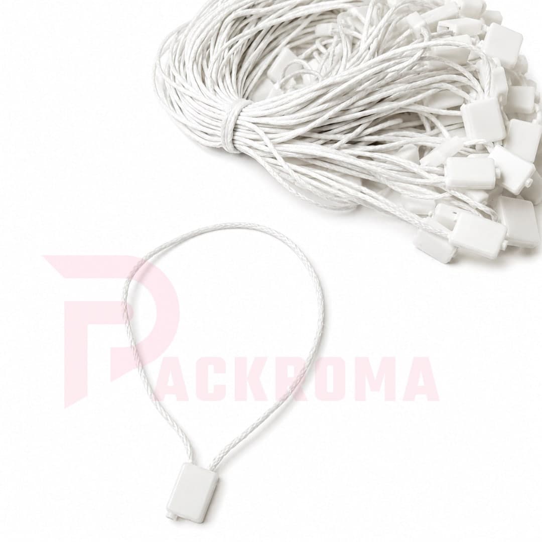 18 CM Hang Tag String Lock  | Premium Plastic Tag Fastener thumbnail 2