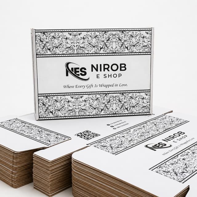 Customized Offset Printed Box (13 × 10 × 2.5 Inch) | One Color Printed Packaging Box in Bangladesh