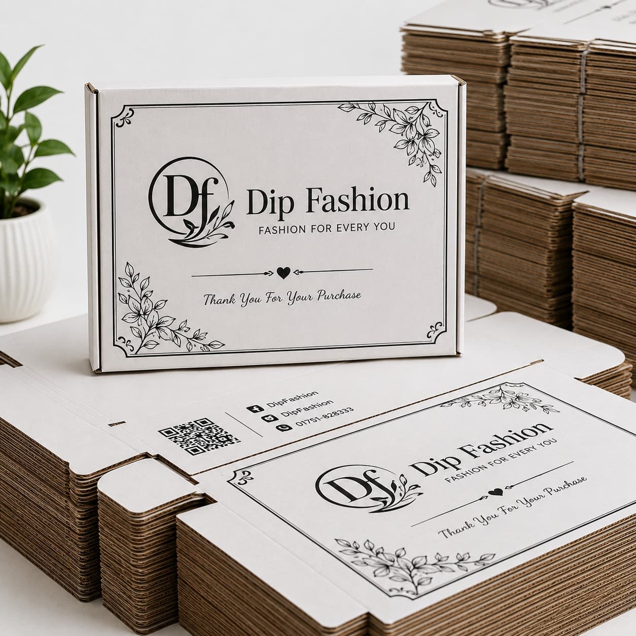 Customized Offset Printed Box (13 × 10 × 2.5 Inch) | One Color Printed Packaging Box in Bangladesh thumbnail 2