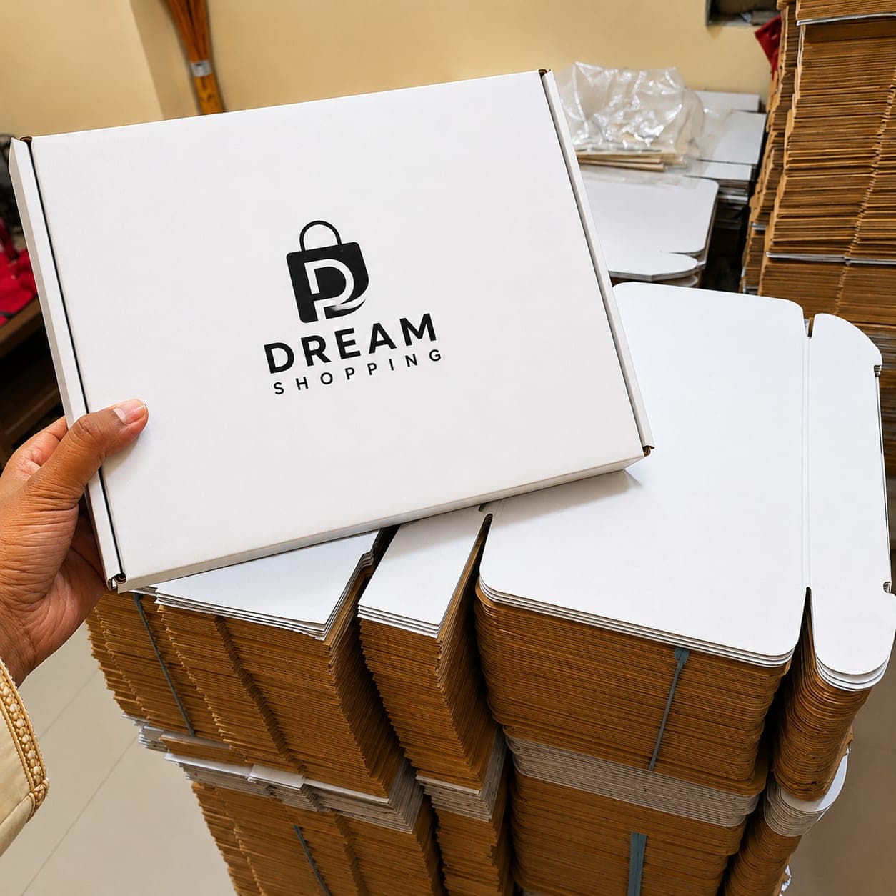 Customized 13 × 10 × 2.5 Inch Screen Printed Box | One Color Packaging Box in Bangladesh thumbnail 3