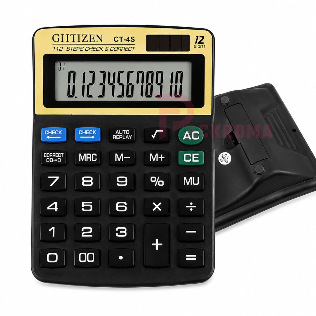 GIITIZEN CT-4S Check & Correct Calculator (12 Digits)