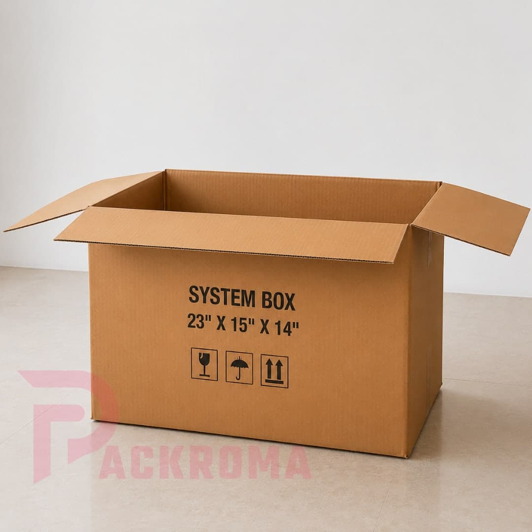 23 x 15 x 14 Inch House Shifting Box | 3 Ply Corrugated Carton thumbnail 3