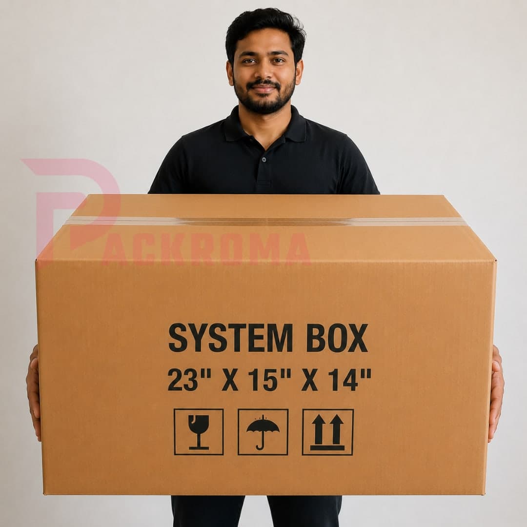 23 x 15 x 14 Inch House Shifting Box | 3 Ply Corrugated Carton thumbnail 2